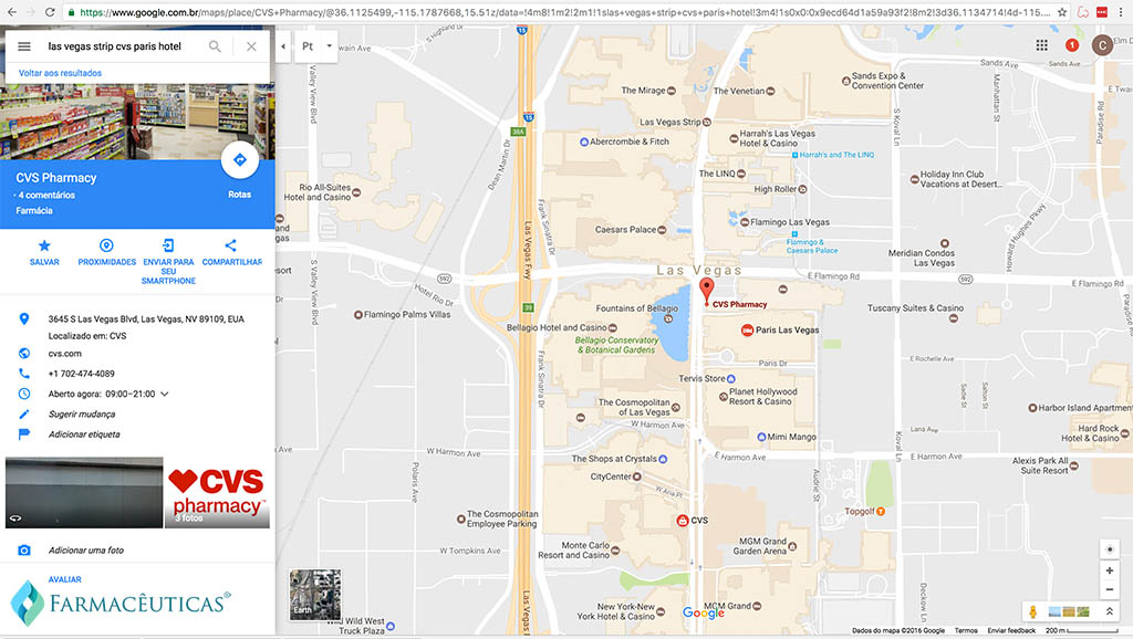 google-maps-cvs-las-vegas